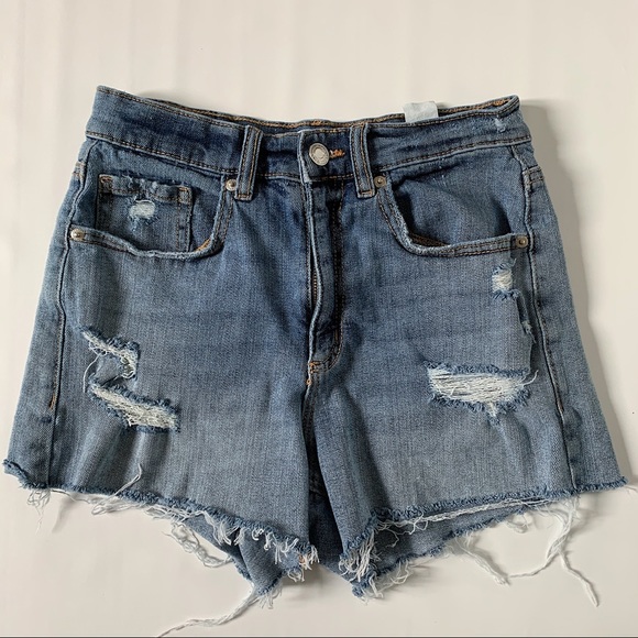Dynamite Pants - Dynamite high-waisted distressed jeans shorts